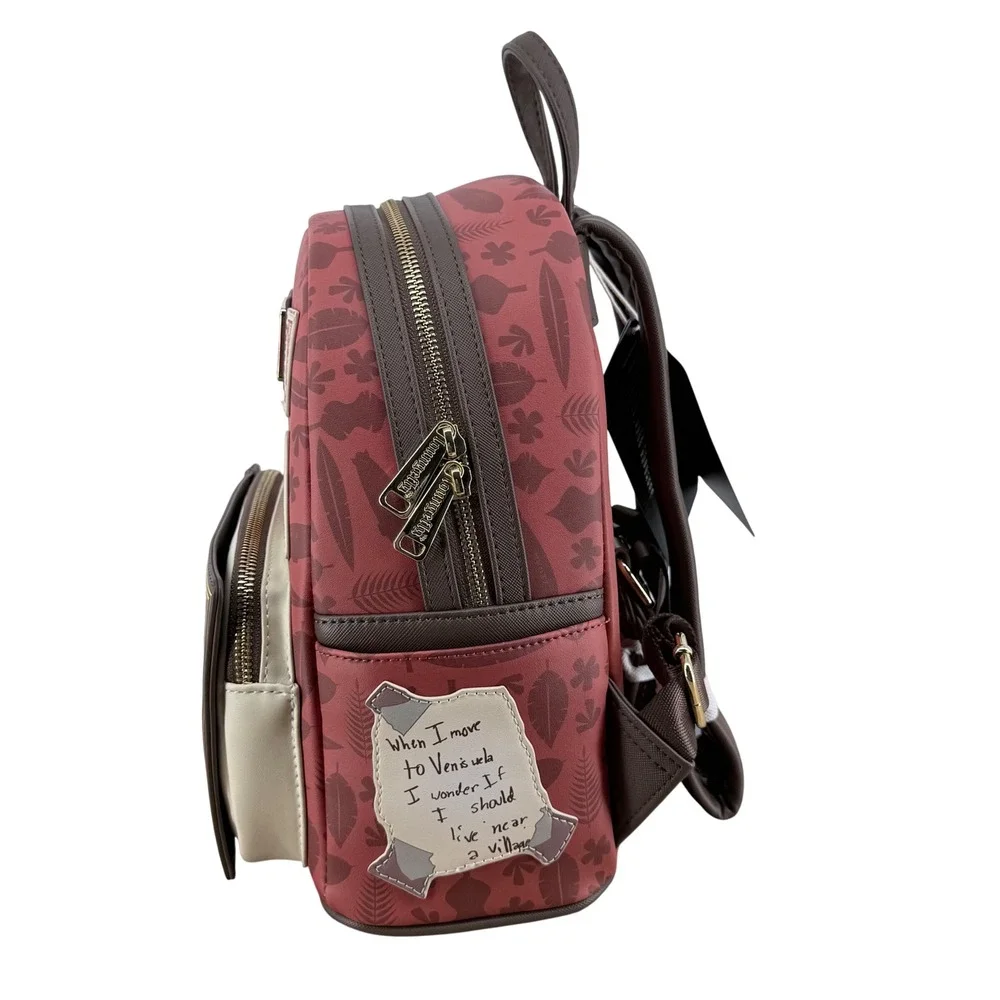 Loungefly Disney Pixar Up My Adventure Book Mini Backpack Burgundy WDBK2625